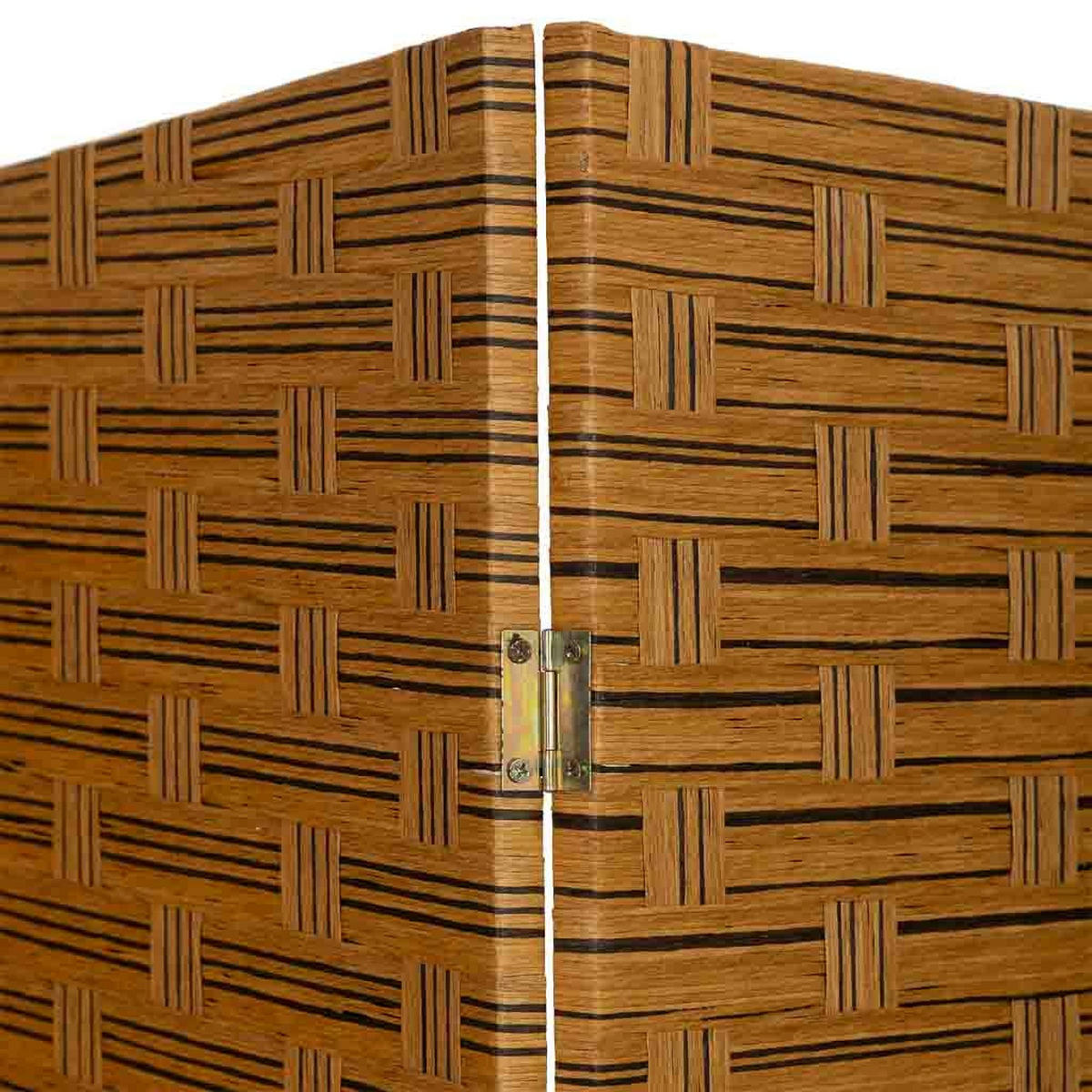 PARAVENT aus geflochtenem Papier mit 4 PANEELE, 3x180cm - Braun, Papier (200/180/3cm) - Wanderlust