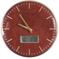 WANDUHR braun Brugg - Braun, Holzwerkstoff (43/43/6cm) - Beliani