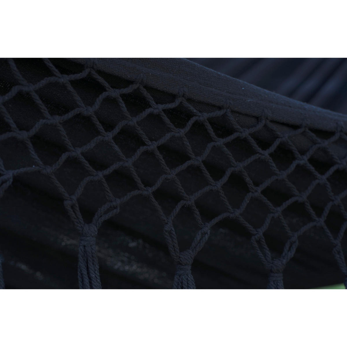 HÄNGEMATTE mit Gestell, 2 Personen, Stabhängematte, XXL, 200 kg, Metall, Santia Schwarz, einfache Montage - Anthrazit, Metall (370/130/120cm) - Potenza