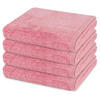 HANDTUCH Premium 4er-Set - Rosa, Textil (50/100cm) - Ross