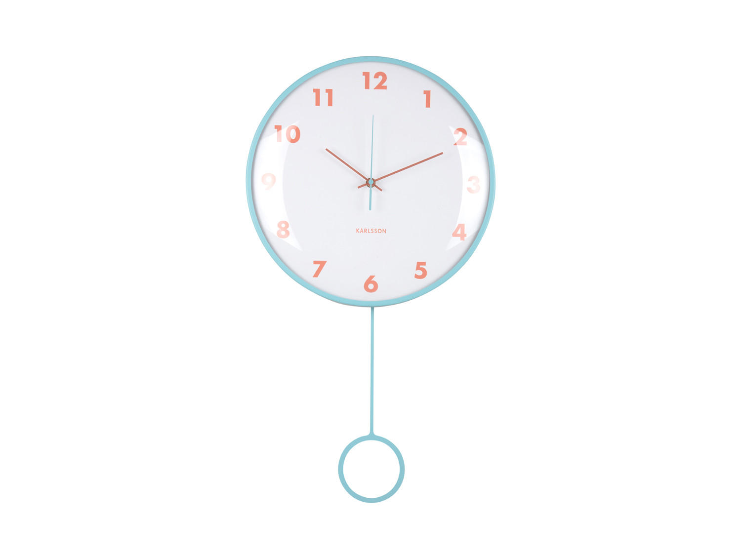 WANDUHR Cheeky Dome 7/35/61 cm - Blau, Metall (35/61/7cm) - Karlsson