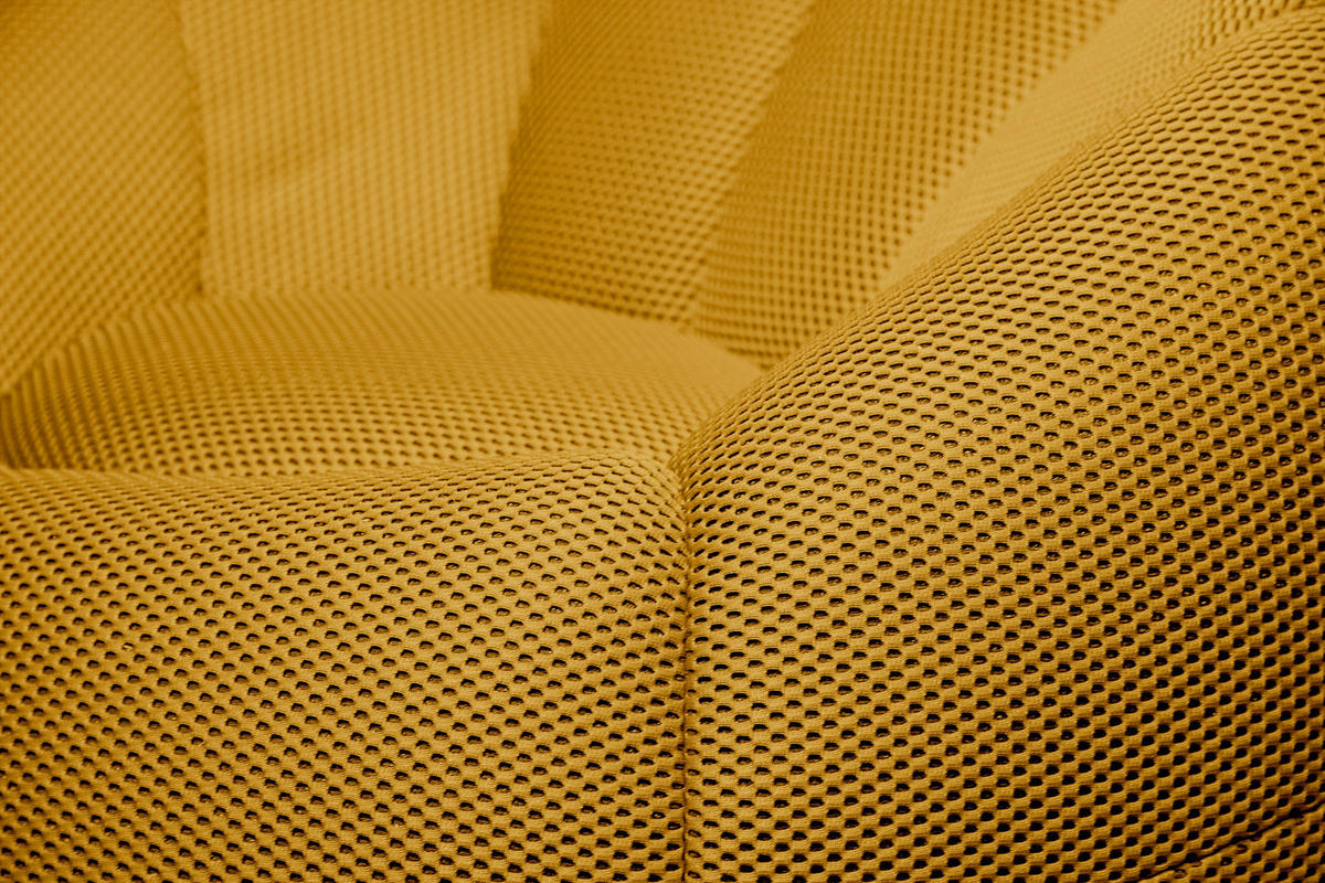 SESSEL FIGO, gelb - Gelb, Holzwerkstoff/Textil (104/83/104cm) - Courtois Laville