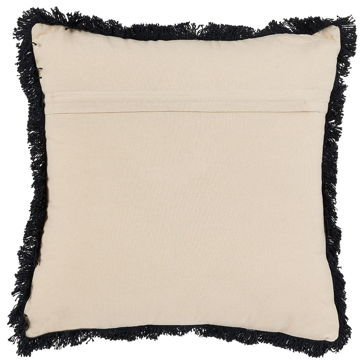 DEKOKISSEN 2er-Set Beige 45/45 cm Bannu - Beige, Naturmaterialien/Textil (45/45cm) - Beliani