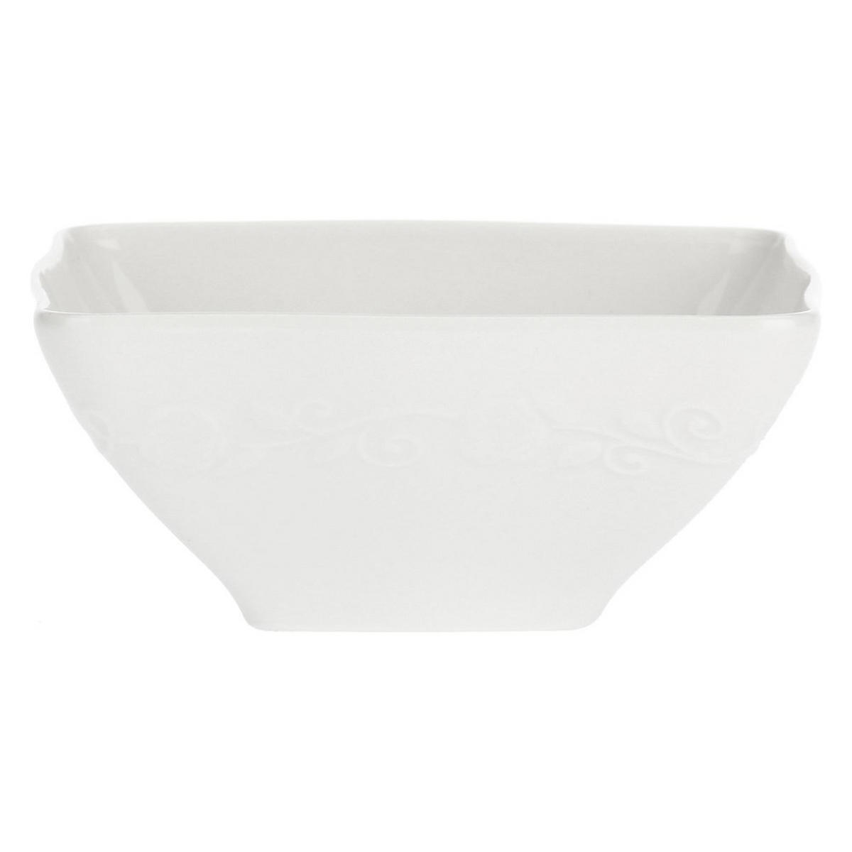 SCHÜSSEL Weiß 22/22/10 cm P003800922Z - Weiß, Keramik (22cm) - La Porcellana Bianca 