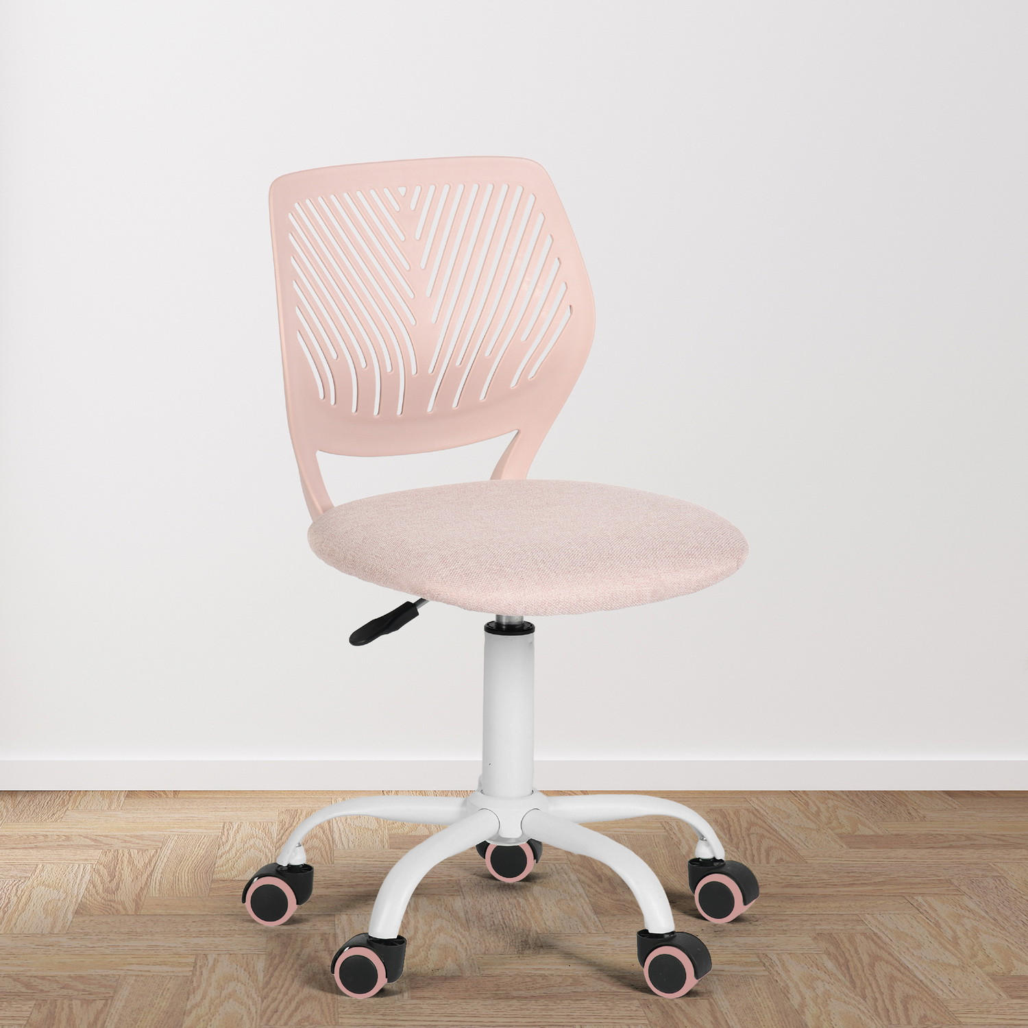 DREHSTUHL Hellrosa - Pink/Hellrosa, Metall (38/85/39cm) - Urban Meuble