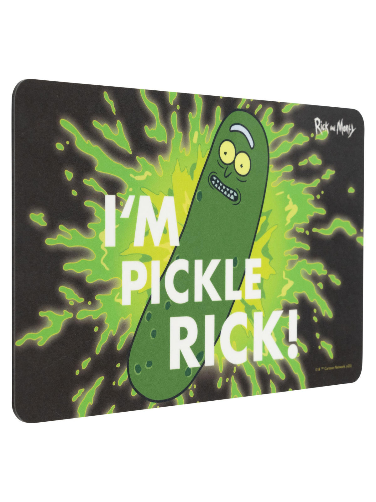 BRETTCHEN Rick and Morty I'm Pickle Rick Grün 14,5 x 23,5 cm - Schwarz, Kunststoff (14.5/23.5cm) - United Labels