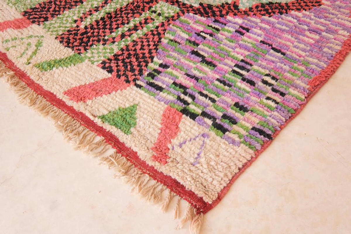 BERBERTEPPICH aus Marokko aus reiner Wolle 200x 300 cm - Multicolor, Naturmaterialien (200/300cm) - AFK Living