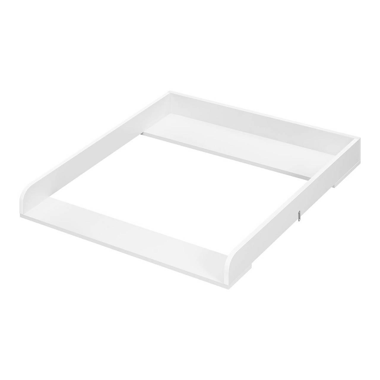 WICKELAUFSATZ 80x10.5x78.5 cm, 46.5-50 cm tief, Weiß - Weiß, Holzwerkstoff (80/10.5/78.5cm) - Woltu