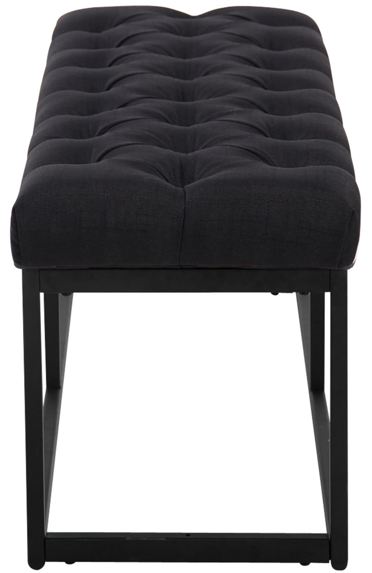 SITZBANK Mexico Stoff Schwarz - Schwarz, Textil (150/46/38cm) - DELUKE