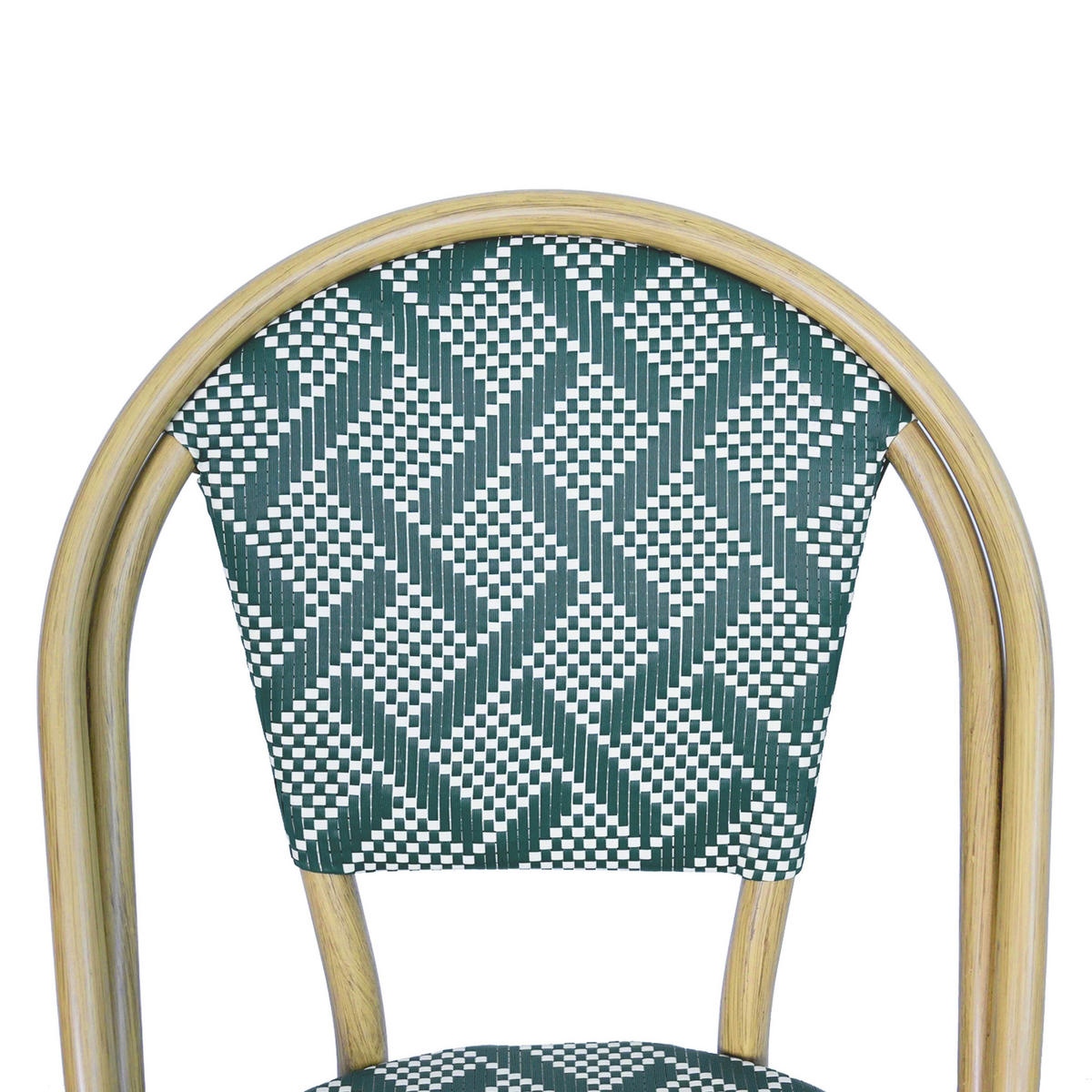 GARTENSTUHL, Grün - Grün, Metall (56/86/48cm) - Oviala