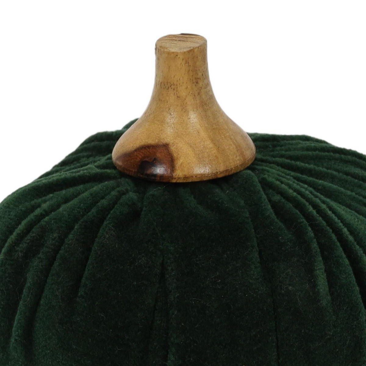 KÜRBIS Herbstdeko 11/11/10 cm - Grün, Textil (11/10/11cm) - Home Styling Collection