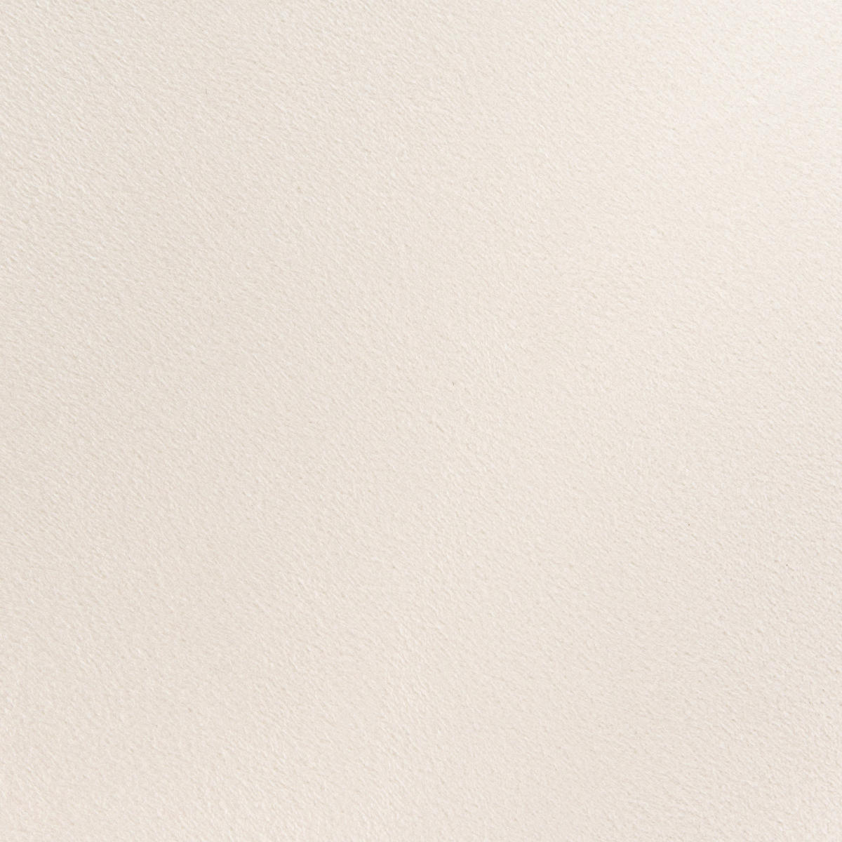 HOCKER Samtstoff Cremeweiß Delco - Weiß, Textil (35/40/35cm) - Beliani