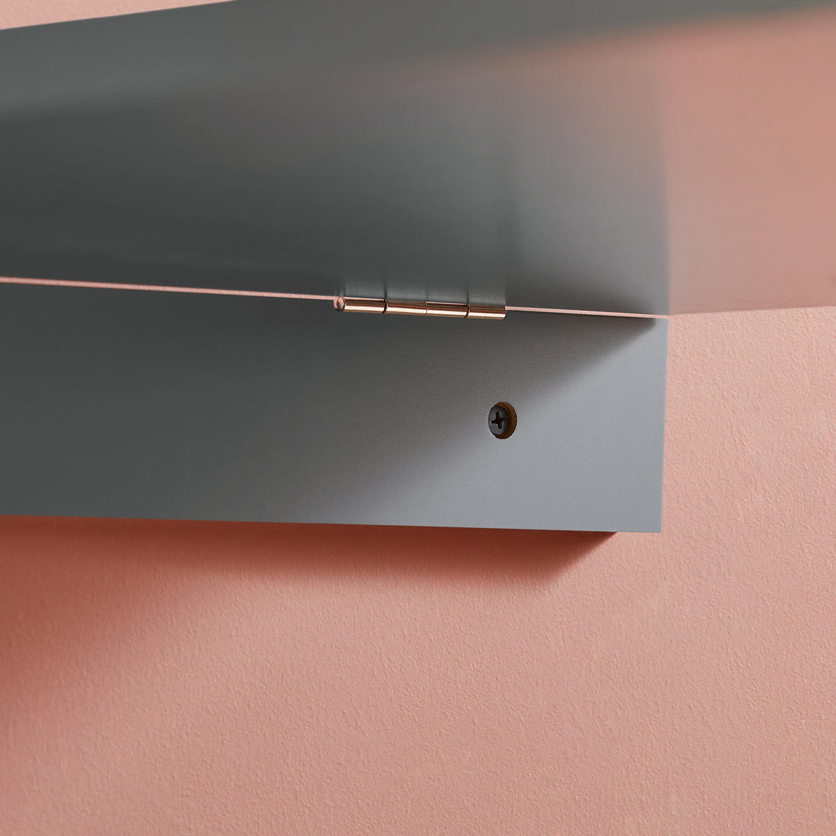 ESSTISCH Grau - Grau, Holzwerkstoff (50/76/75cm) - SoBuy