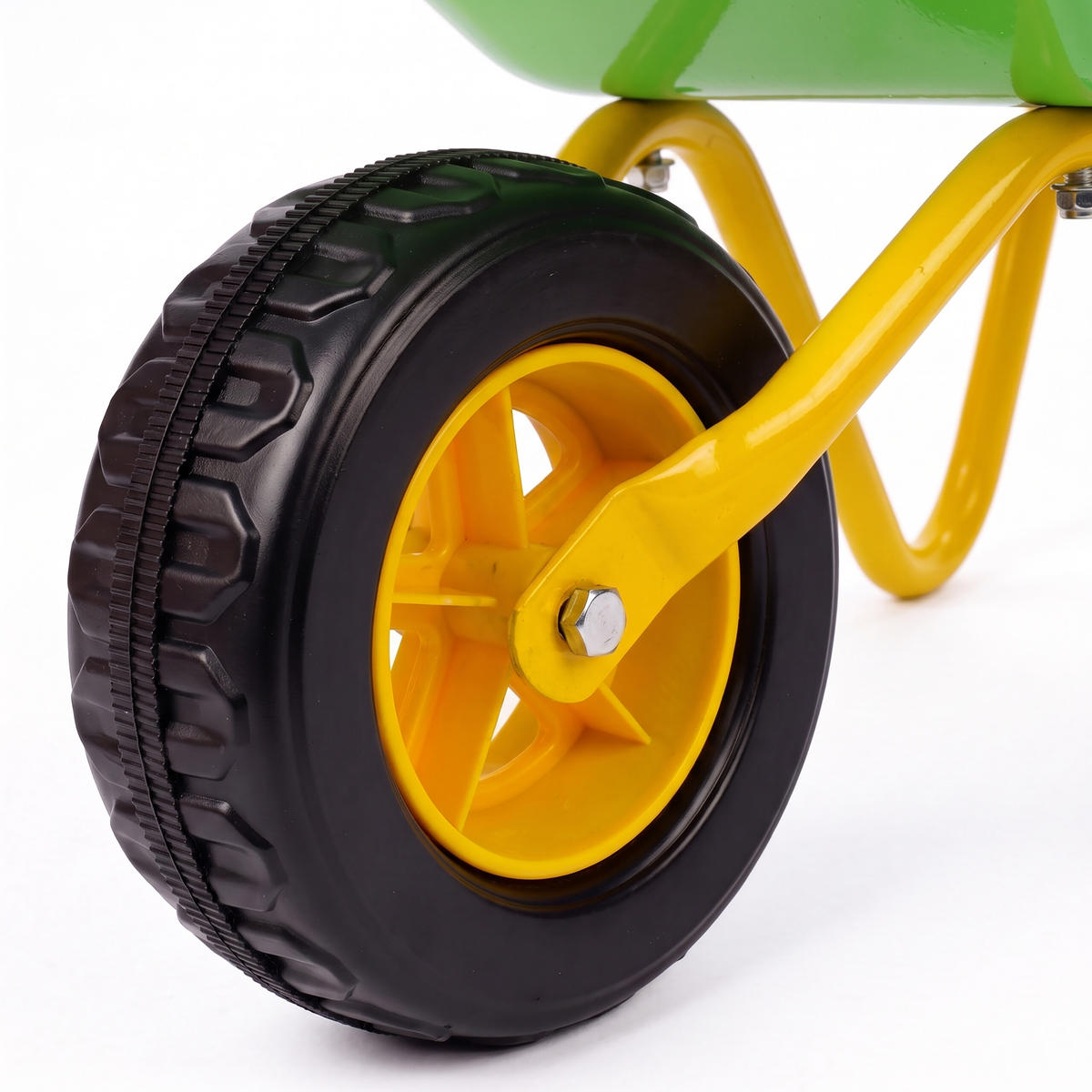 ROABĂ Verde deschis pentru copii metal - verde, material plastic/metal (74/43/36cm) - Relaxdays