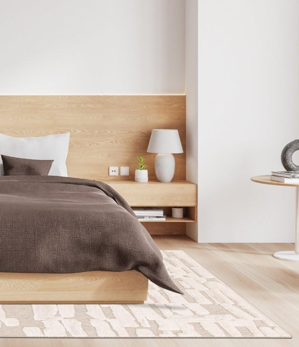 TEPPICH Design Relief-Effekt beige - Beige, Textil (160/230cm) - AFK Living