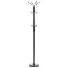 KLEIDERSTÄNDER Metall schwarz 185 cm Claxton - Schwarz, Metall (30/185/30cm) - Beliani