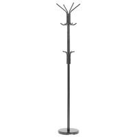 KLEIDERSTÄNDER Metall schwarz 185 cm Claxton - Schwarz, Metall (30/185/30cm) - Beliani