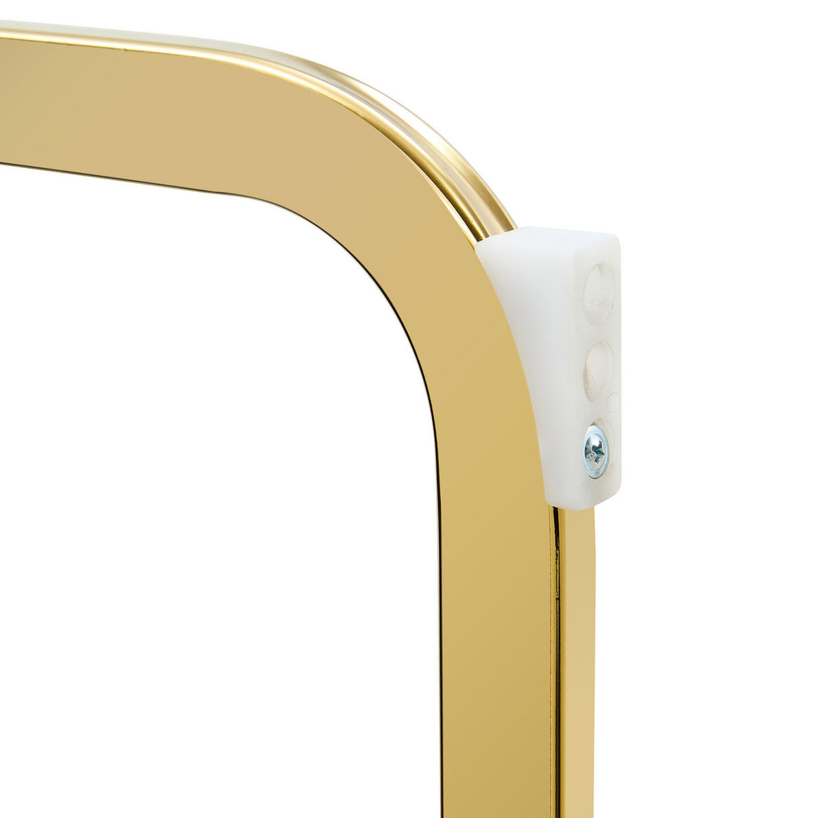 ESSZIMMERSTUHL 2er-Set mit hoher Rückenlehne 100 cm PU-Lederoptik Schwarz Gold - Schwarz, Metall (63/100/43cm) - Meubliv