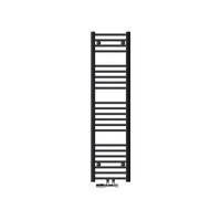 BADHEIZKÖRPER Sahara 300x1400 mm Anthrazit gerade mit Ventil Eckform - Anthrazit, Metall (30/140/3cm) - LuxeBath