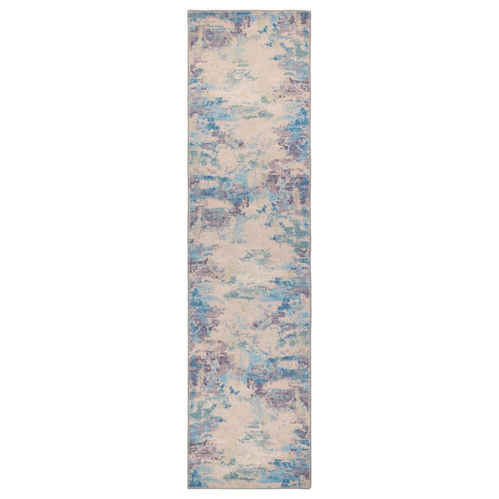 TEPPICH maschinenwaschbar Vintage-Abstrakt, recycelt CRAY, Multi 60x230 cm - Multicolor, Textil (60/230cm) - KADIMA DESIGN