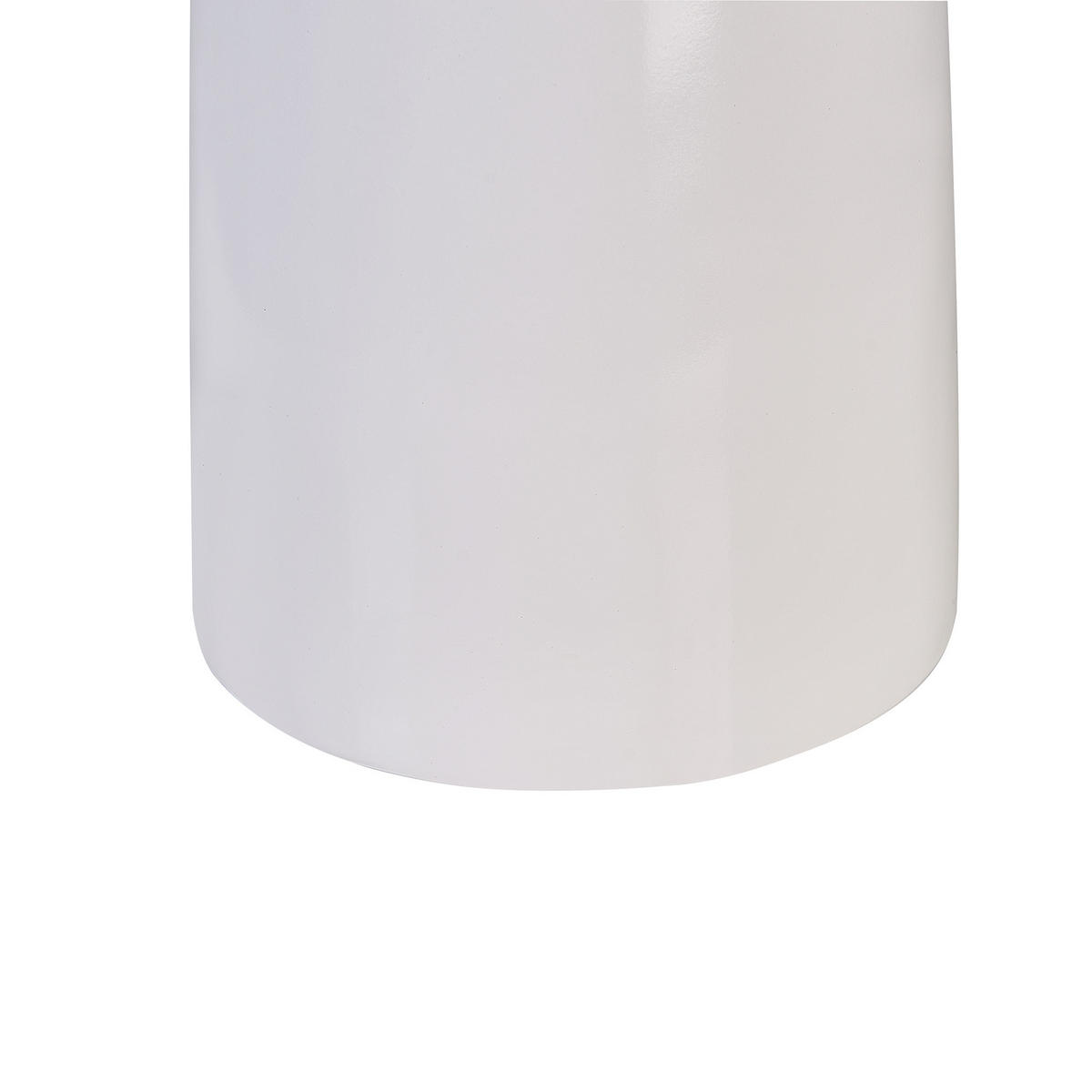 DEKOVASE Terrakotta weiß Tarragona - Weiß, Stein (57cm) - Beliani