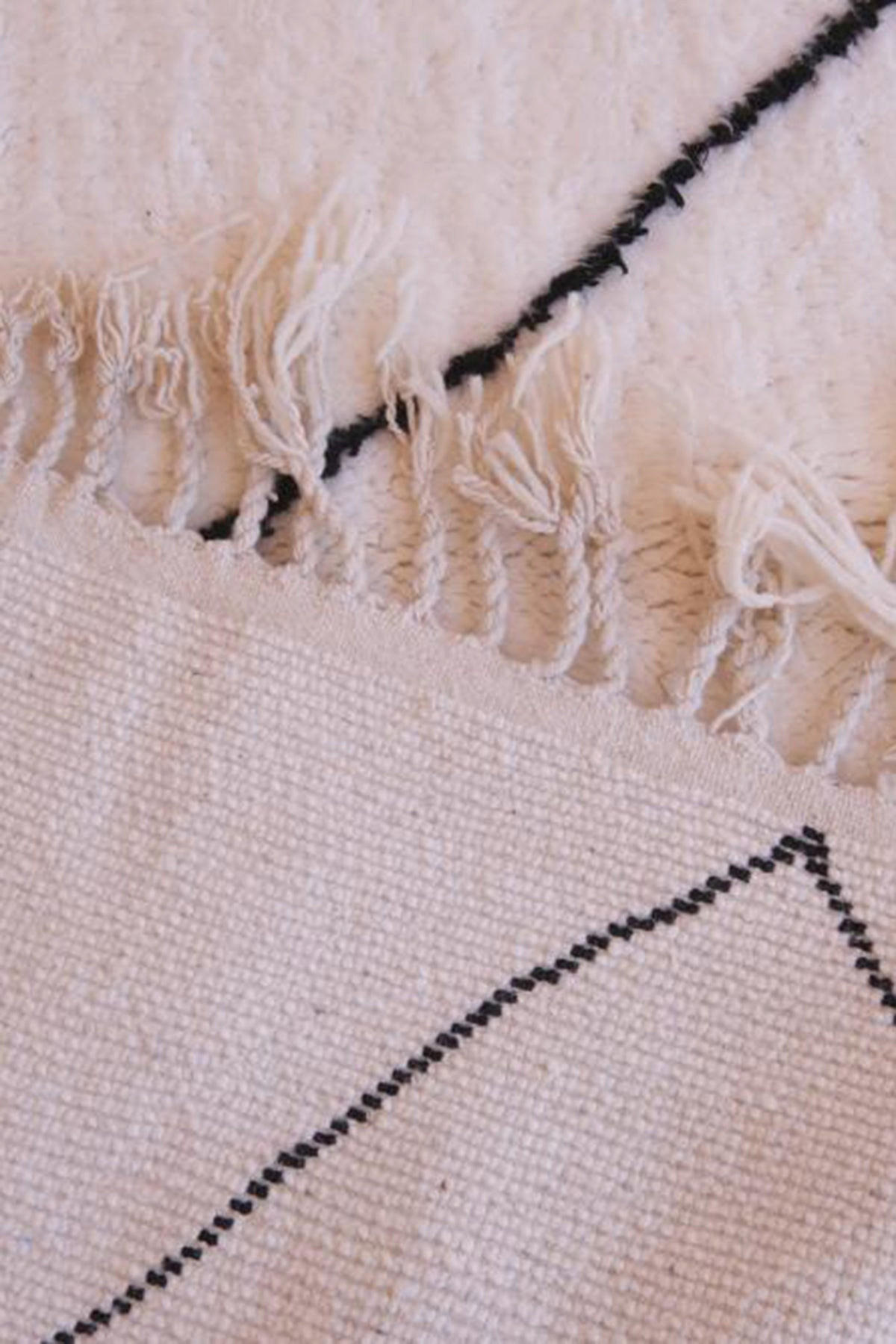 BERBERTEPPICH aus reiner Wolle 204x 304 cm - Weiß, Naturmaterialien (204/304cm) - AFK Living