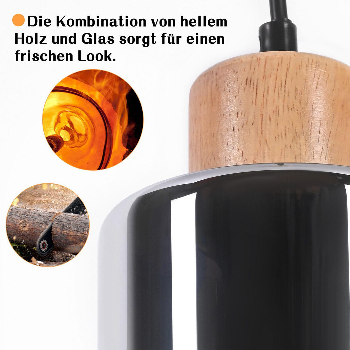 PENDELLEUCHTE umyvadlo 146,5/60/12cm - barva jasanu, sklo (146.5/60/12cm) - Nettlife