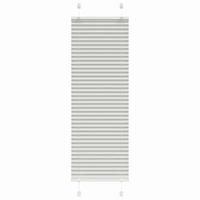 PLISSEE 45/150 cm Stoffbreite 44,4 cm aus Polyester Hellgrau - Hellgrau, Textil (45/150cm) - vidaXL