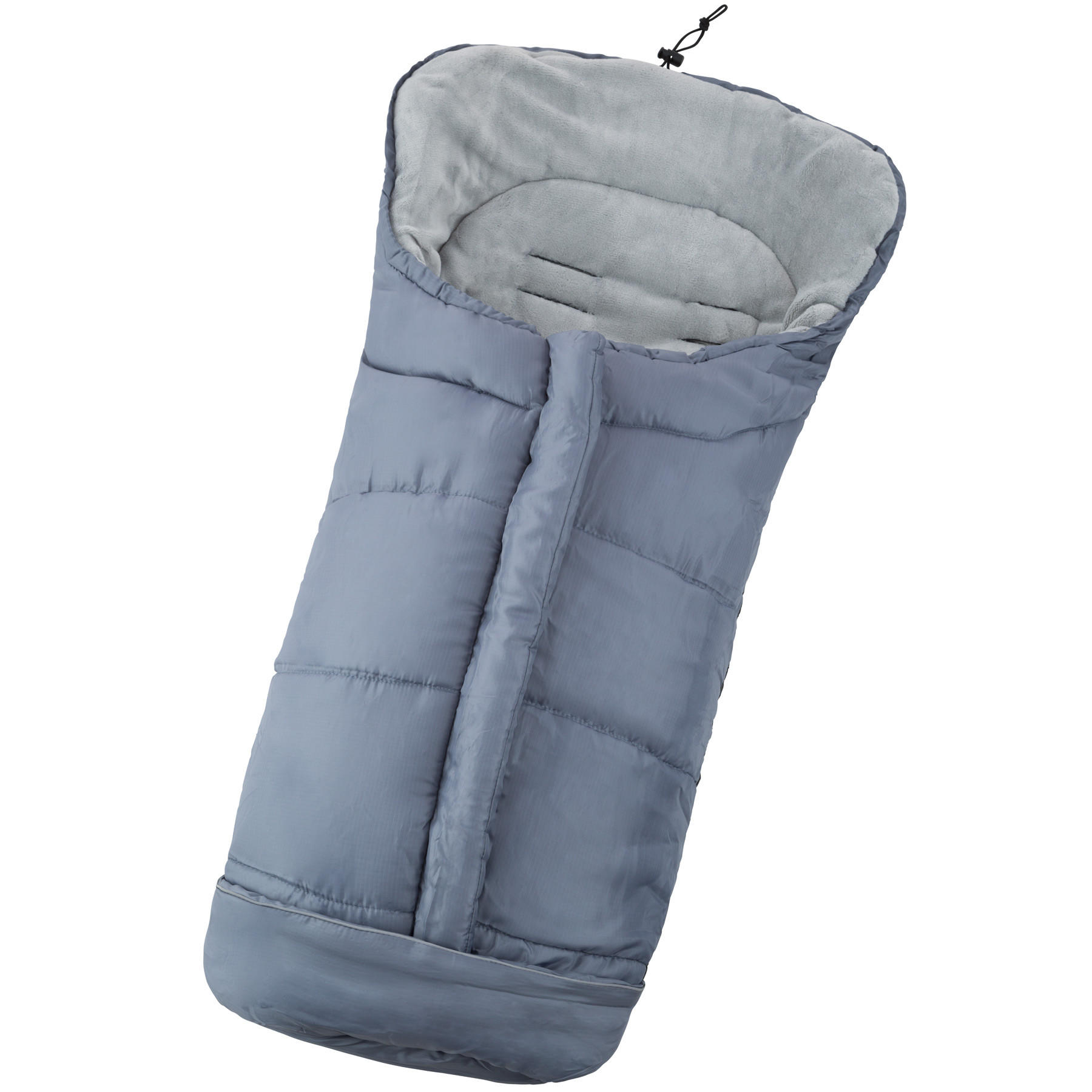 FUSSSACK ,waschbar, 97 x 47 cm,grau - Grau, Textil (47/3/97cm) - tectake