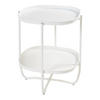 TABLETTTISCH Sandefjord - Weiß, Metall (46/46/57.5cm) - [en.casa]
