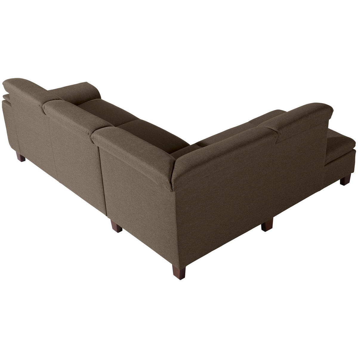 ECKSOFA mit Ottomane links Kaylil Flachgewebe sahara - Sahara, Kunststoff (187/247cm) - 58aufmkessel