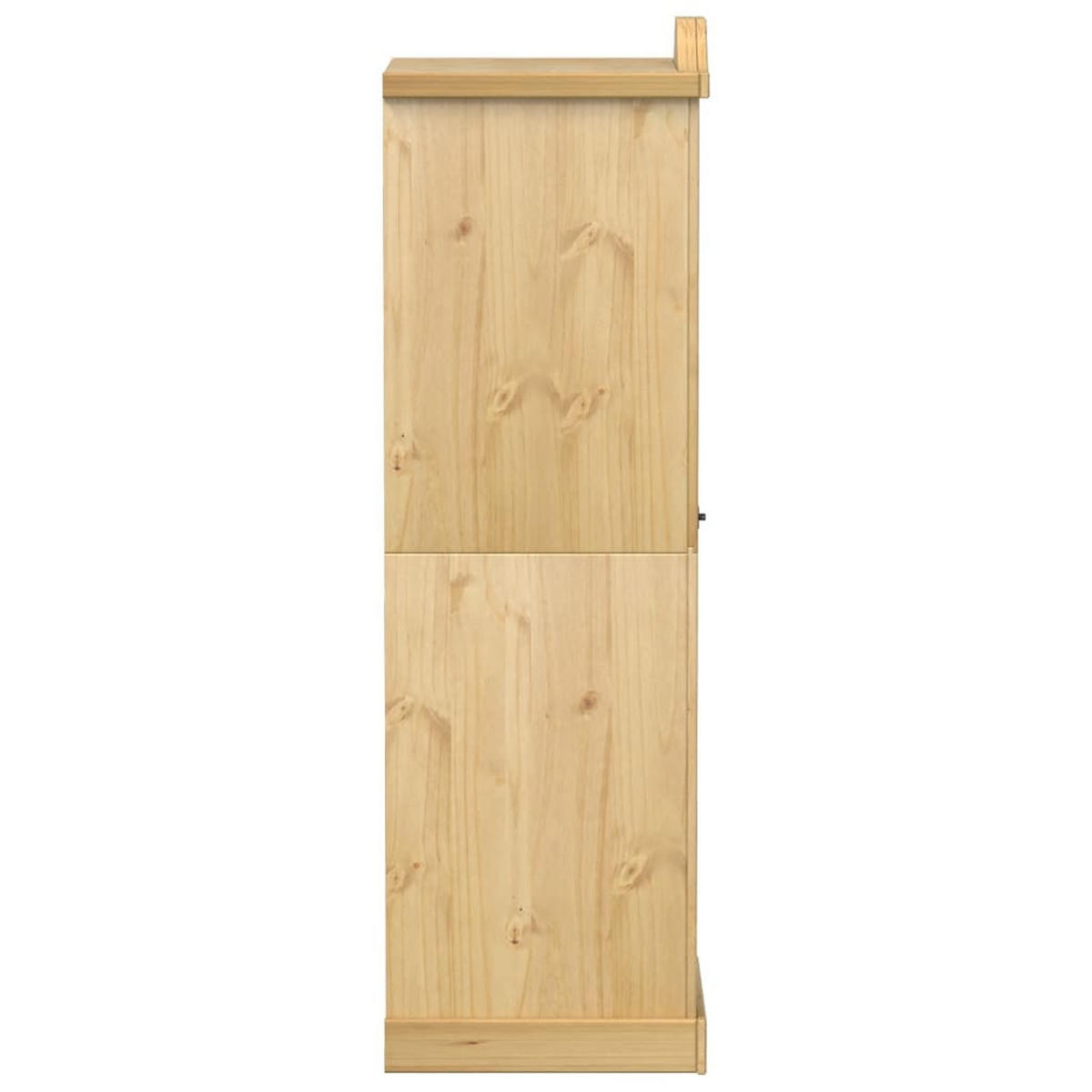 DREHTÜRENSCHRANK Epstein 55/52/170 cm - Braun, Holzwerkstoff (55/170/52cm) - Nettlife