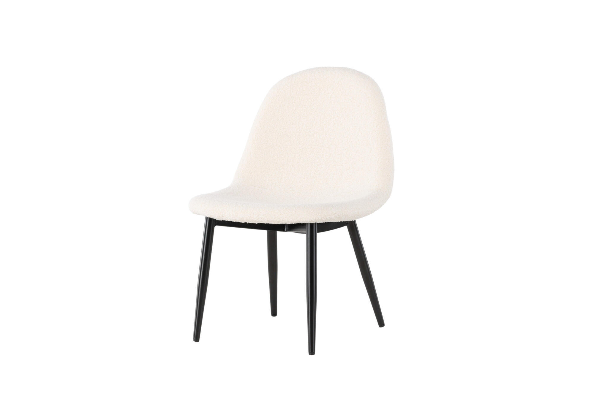 OTTOMANE POLAR Weiß 43x42x62 cm - Weiß, Textil (43/62/42cm) - FURNLUX