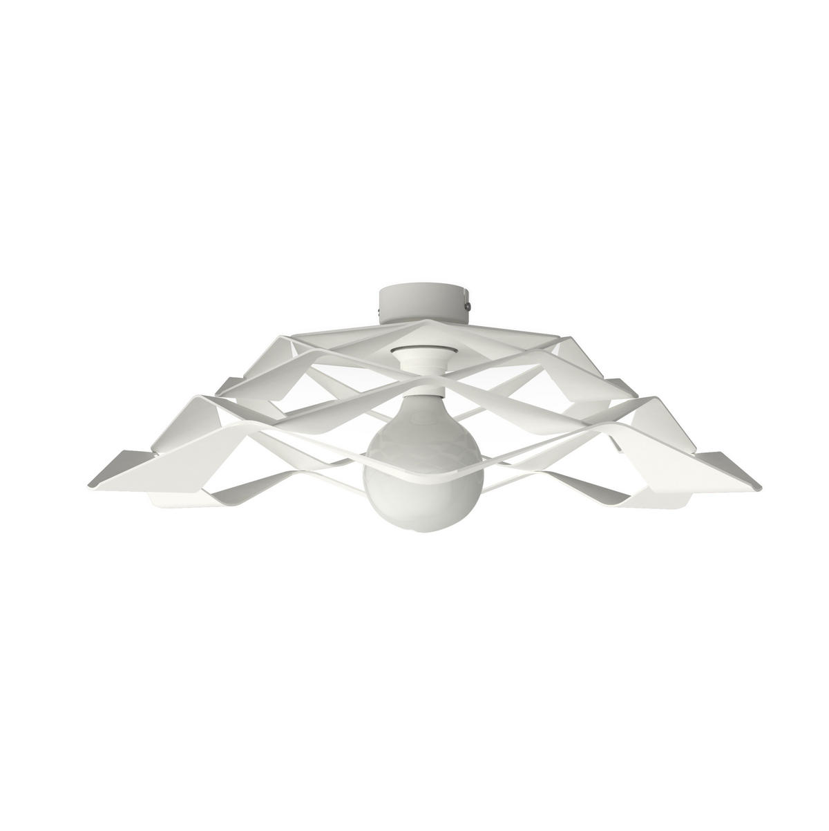 DECKENLEUCHTE - Weiß, Metall (60/60/20cm) - Lumicom