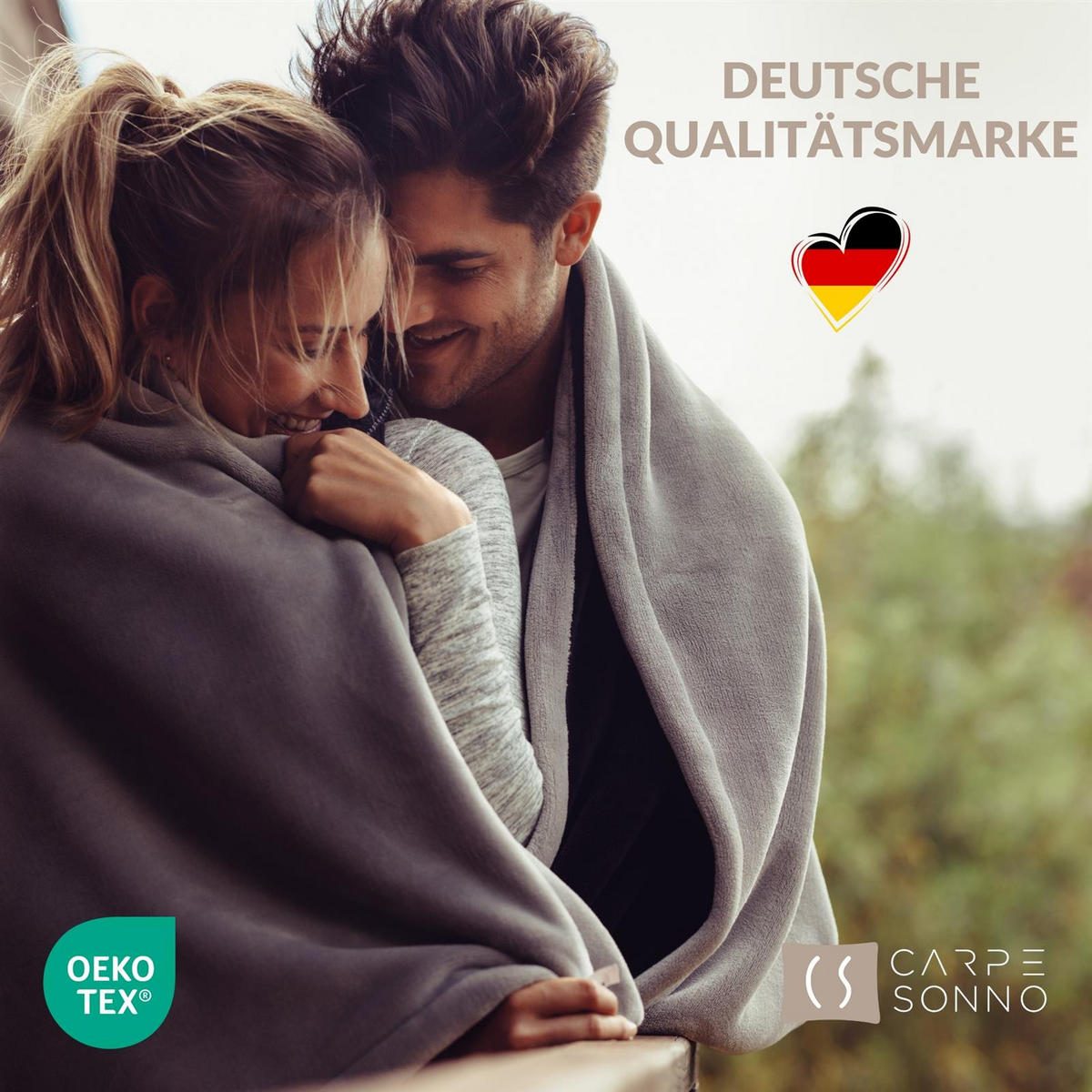KUSCHELDECKE Flauschig 150x200, Wohndecke Cashmere-Touch, Sofadecke Natur - Naturfarben, Textil (150/200cm) - Carpe Sonno