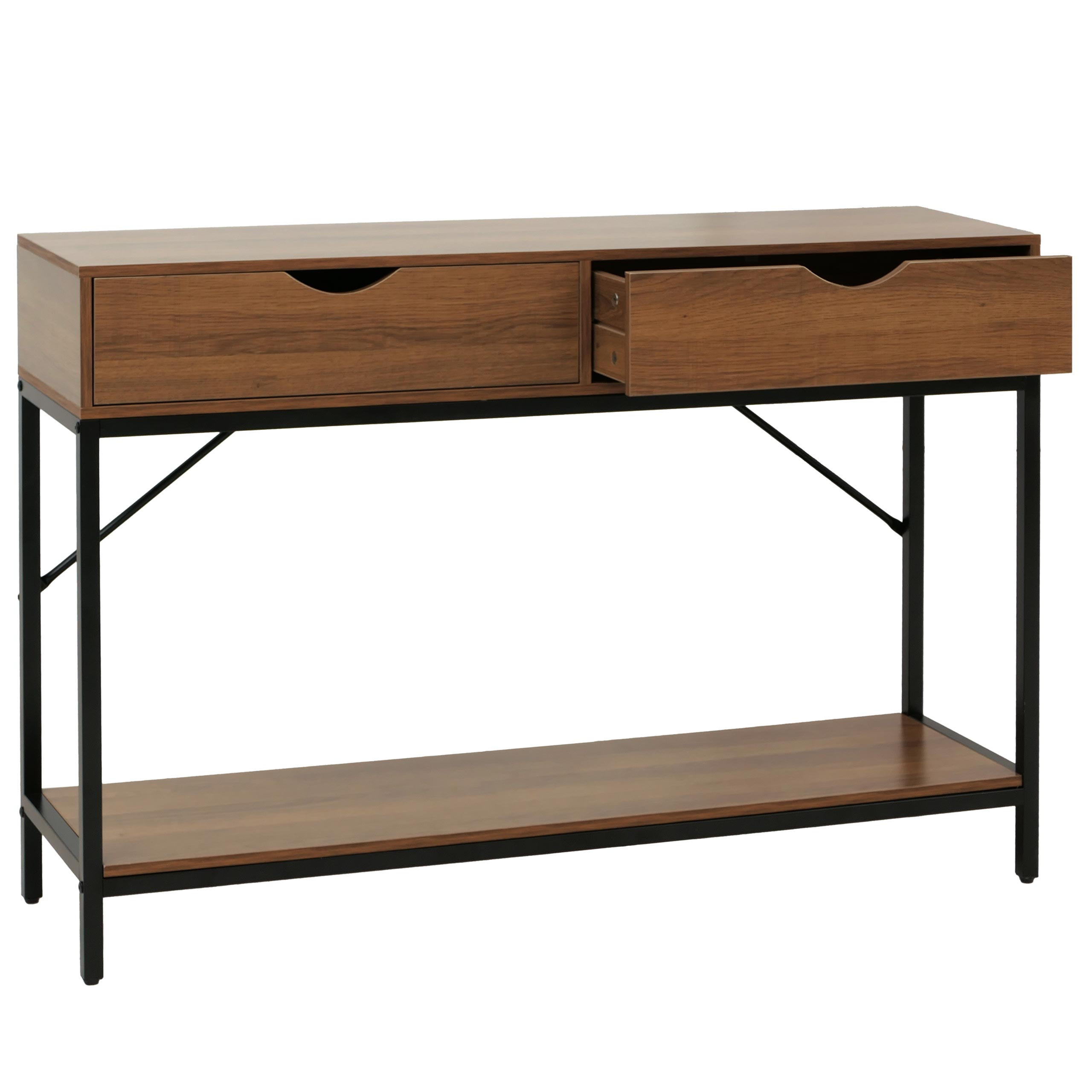 KONSOLENTISCH rechteck Braun - Braun, Holzwerkstoff (30/109/76cm) - MCW
