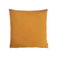 KISSENHÜLLE Wunschton safran-gelb 50/50 cm - Gelb, Textil (50/50cm) - beties Heimtextil