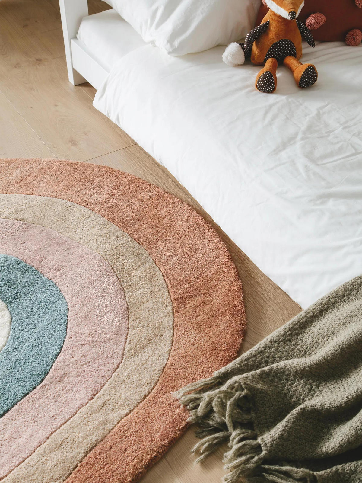 KINDERTEPPICH Rainbow Multicolor 105x120 cm - Multicolor, Naturmaterialien/Textil (105/120cm) - Lytte