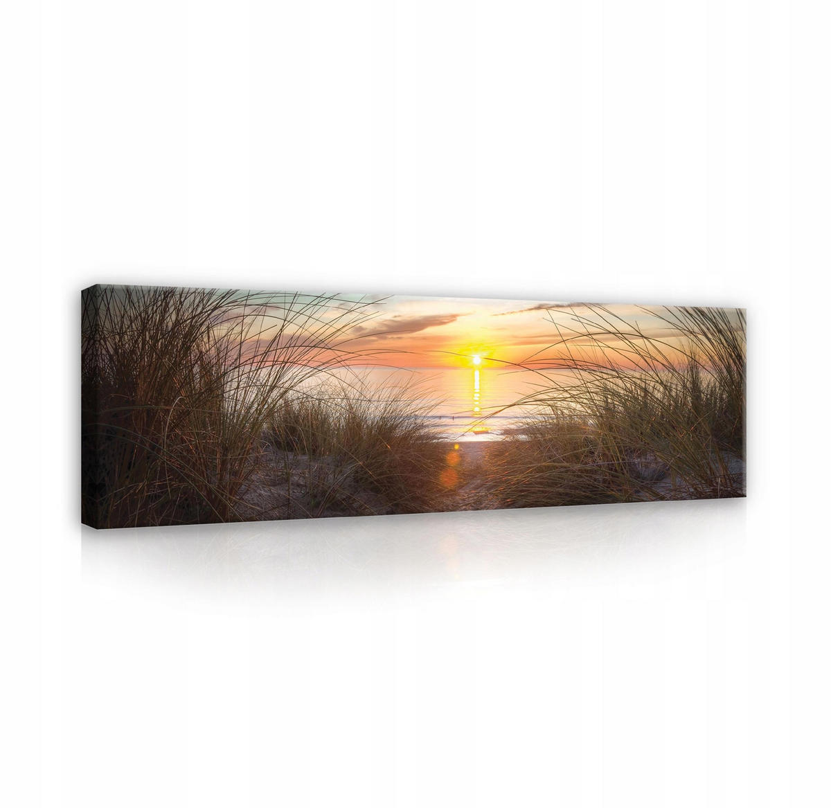 BILDER Strand Meer Modern Wohnzimmer Schlafzimmer 145x45 - Multicolor, Holzwerkstoff (145/45cm) - Wallarena