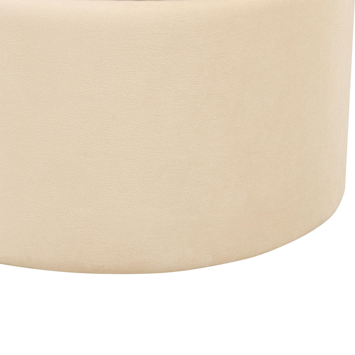 POUF Medford 30-34/30-34/38-43 cm - Beige, Textil (30/38/30cm) - Beliani