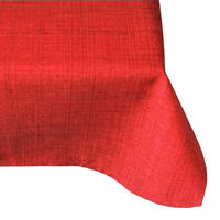 TISCHDECKE Outdoor 130x160 cm Rot - Rot, Textil (130/160cm) - TiborTex