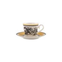 ESPRESSOTASSE MIT UNTERTASSE Audun Ferme bunt 80 ml - Multicolor, Keramik (14/7.2/14cm) - Villeroy & Boch