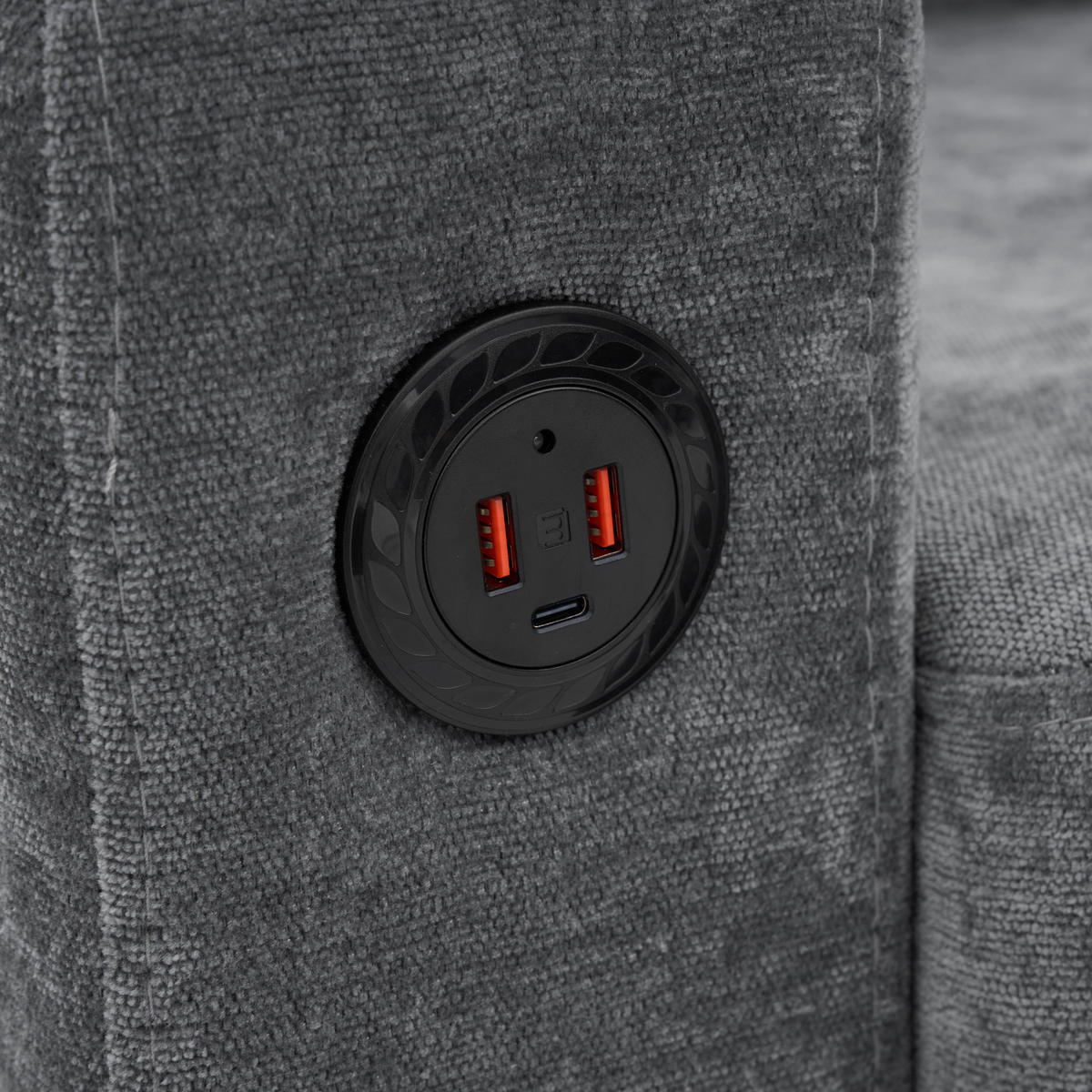 4-SITZER-SOFA Grau 202/137/80 cm - Grau, Textil (137/80/202cm) - Urban Meuble