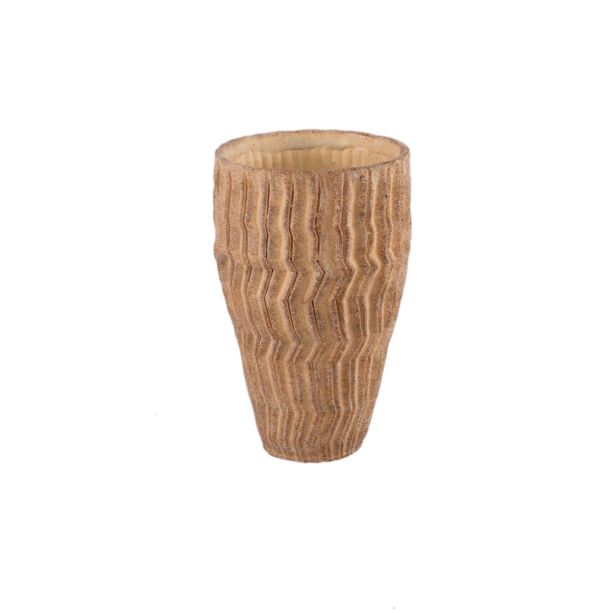 TOPF Zanaya Braun 19/19/31.5cm - Braun, Stein (31.5cm) - PTMD Collection