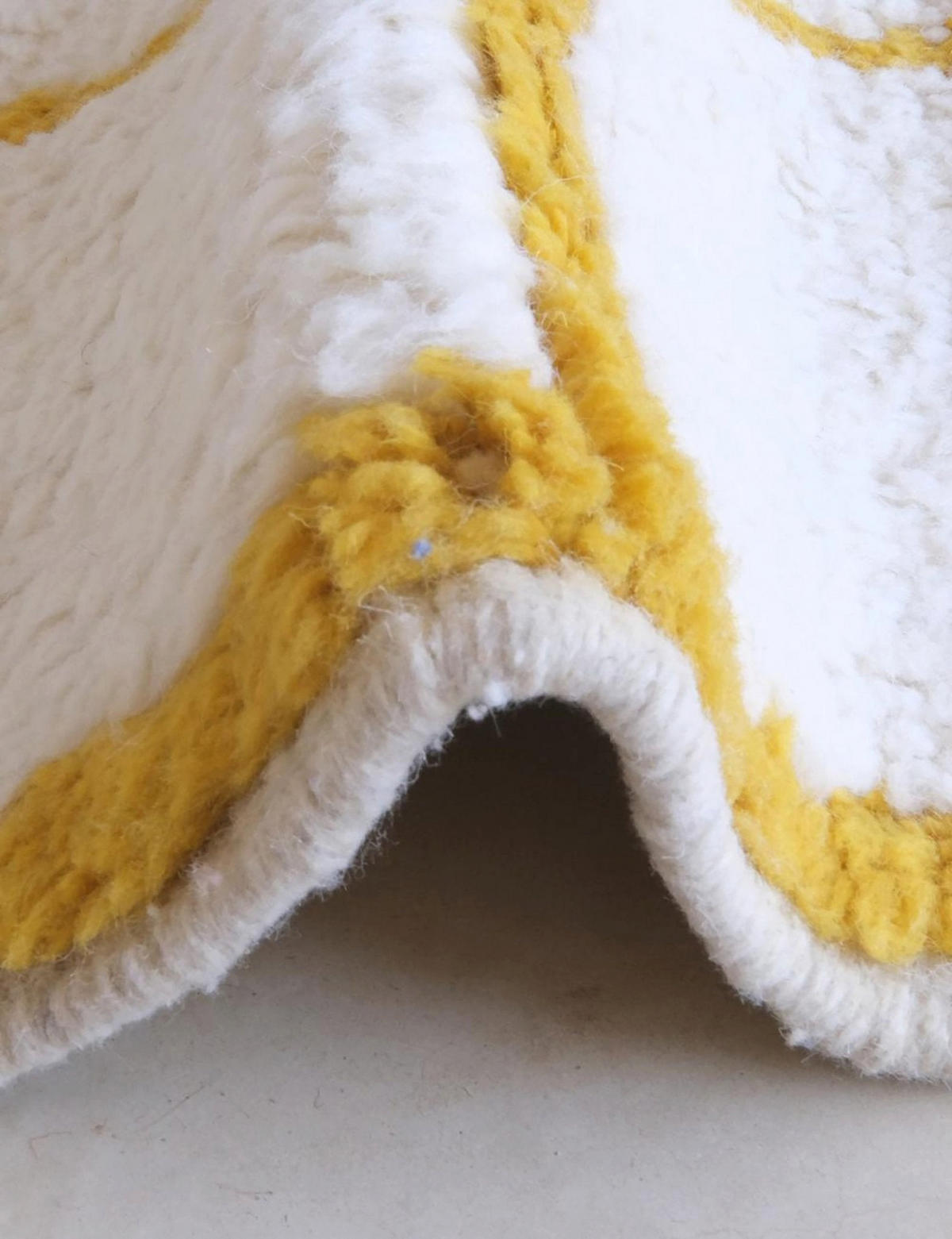 BERBERTEPPICH aus reiner Wolle 215x 266 cm - Gelb, Naturmaterialien (215/266cm) - AFK Living