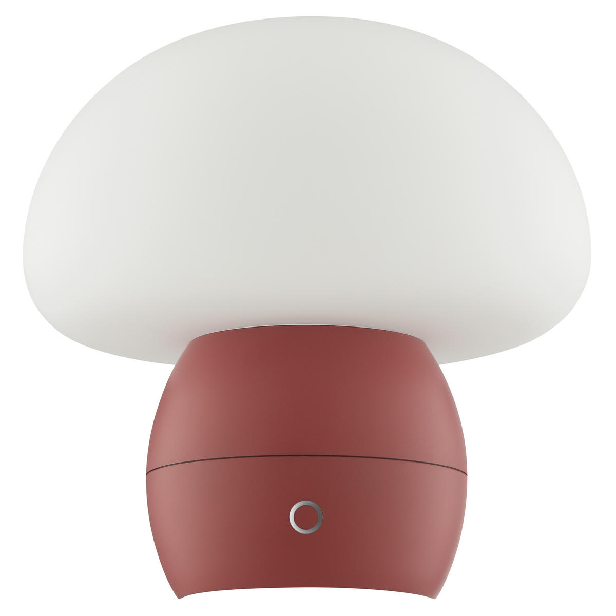 TISCHLEUCHTE Dupos Rot 22/22/22,2 cm - Rot, Kunststoff (22/22/22.2cm) - Brilliant