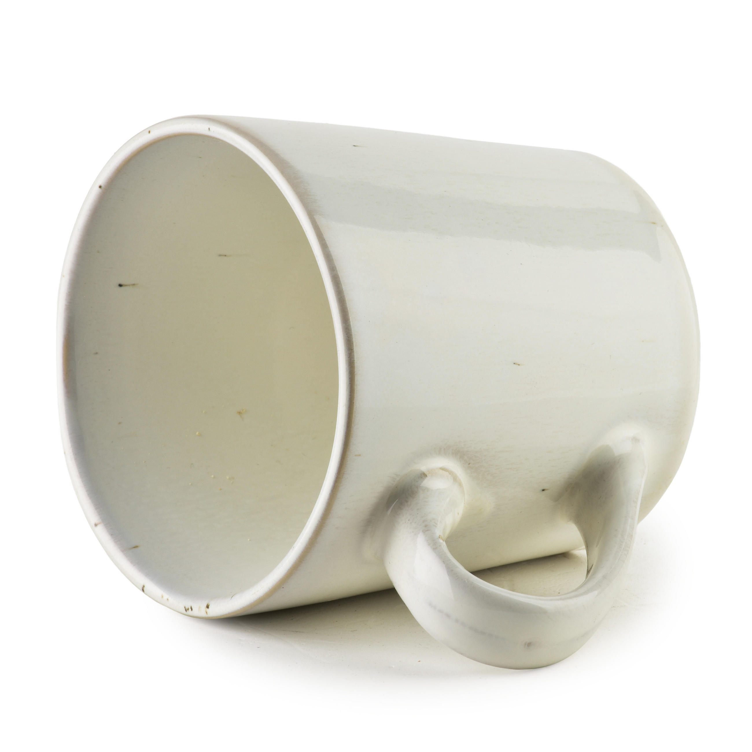 BECHER Basic Nature Beige 10x14x9,8 cm Keramik - Beige, Keramik (0.4L) - Mondex