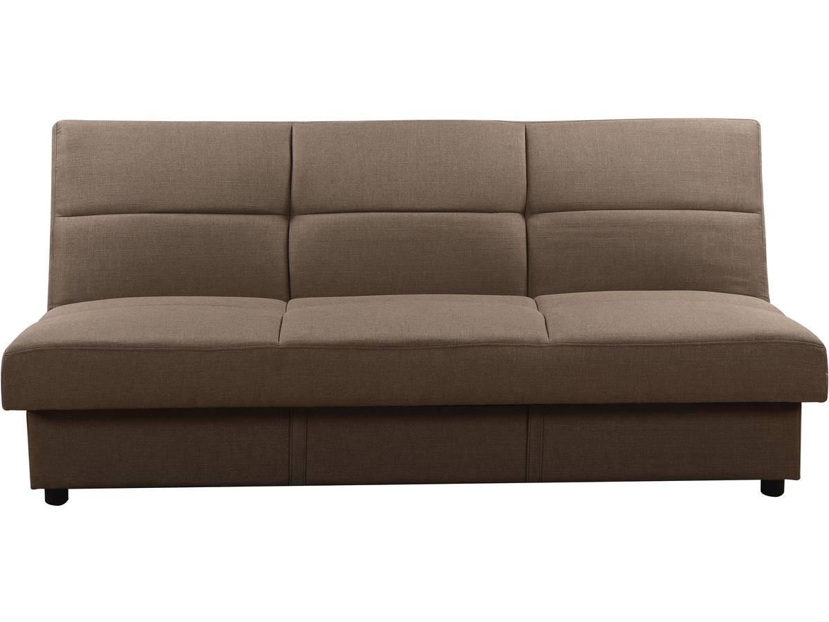 SCHLAFSOFA Enzo Taupe - Taupe, Textil (186/87/80cm) - Habitat Garten