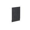FRONTBLENDE R-Line Schwarz Beton 45 cm ohne AP - Anthrazit/Schwarz, Holzwerkstoff (45/57.2/1.6cm) - Vicco