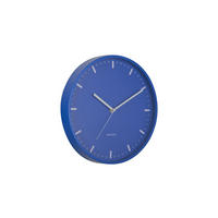 WANDUHR Cool Retro Blau 4/30/30 cm - Blau, Metall (30/30/4cm) - Karlsson